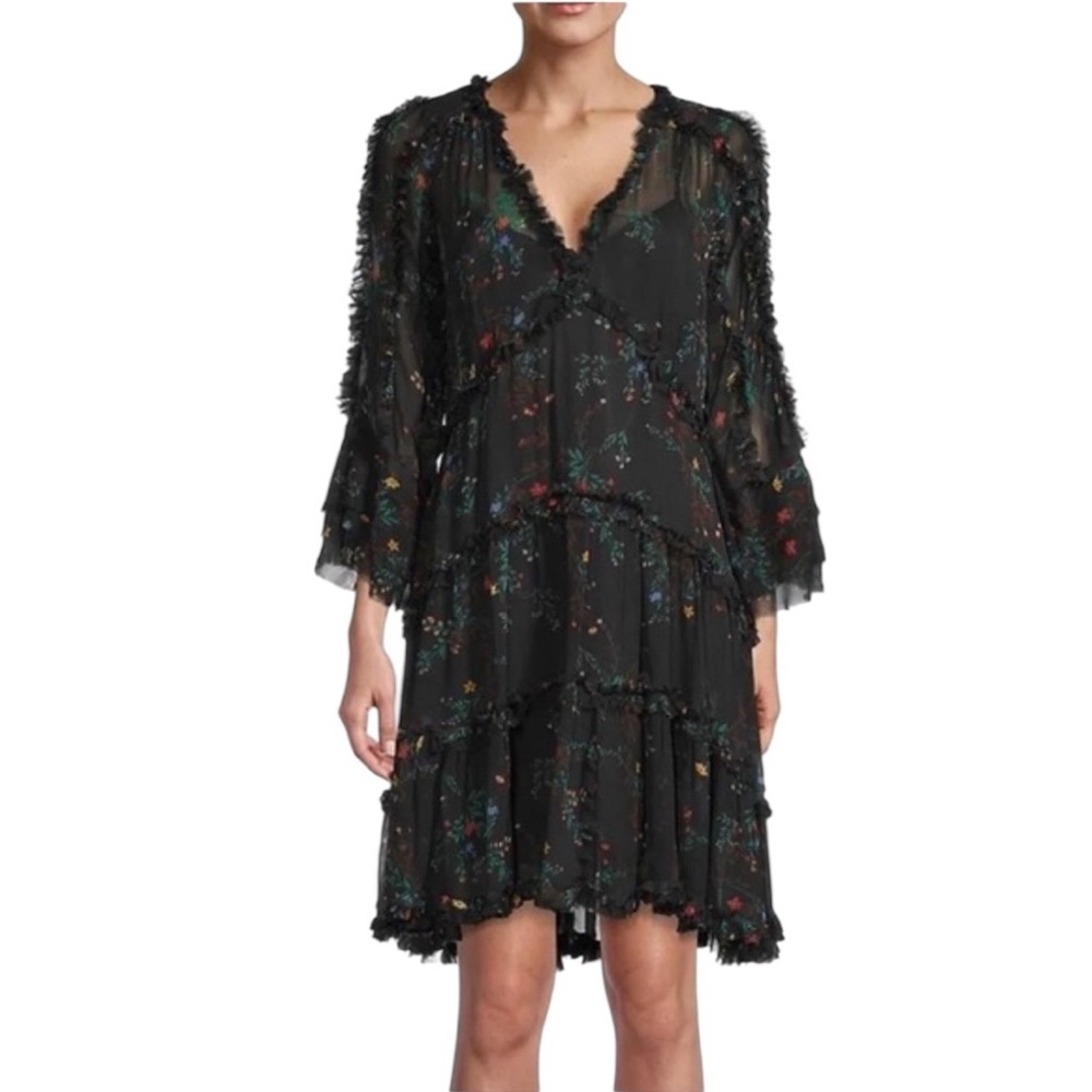 KOBI HALPERIN Paige Floral Mini‎ Dress